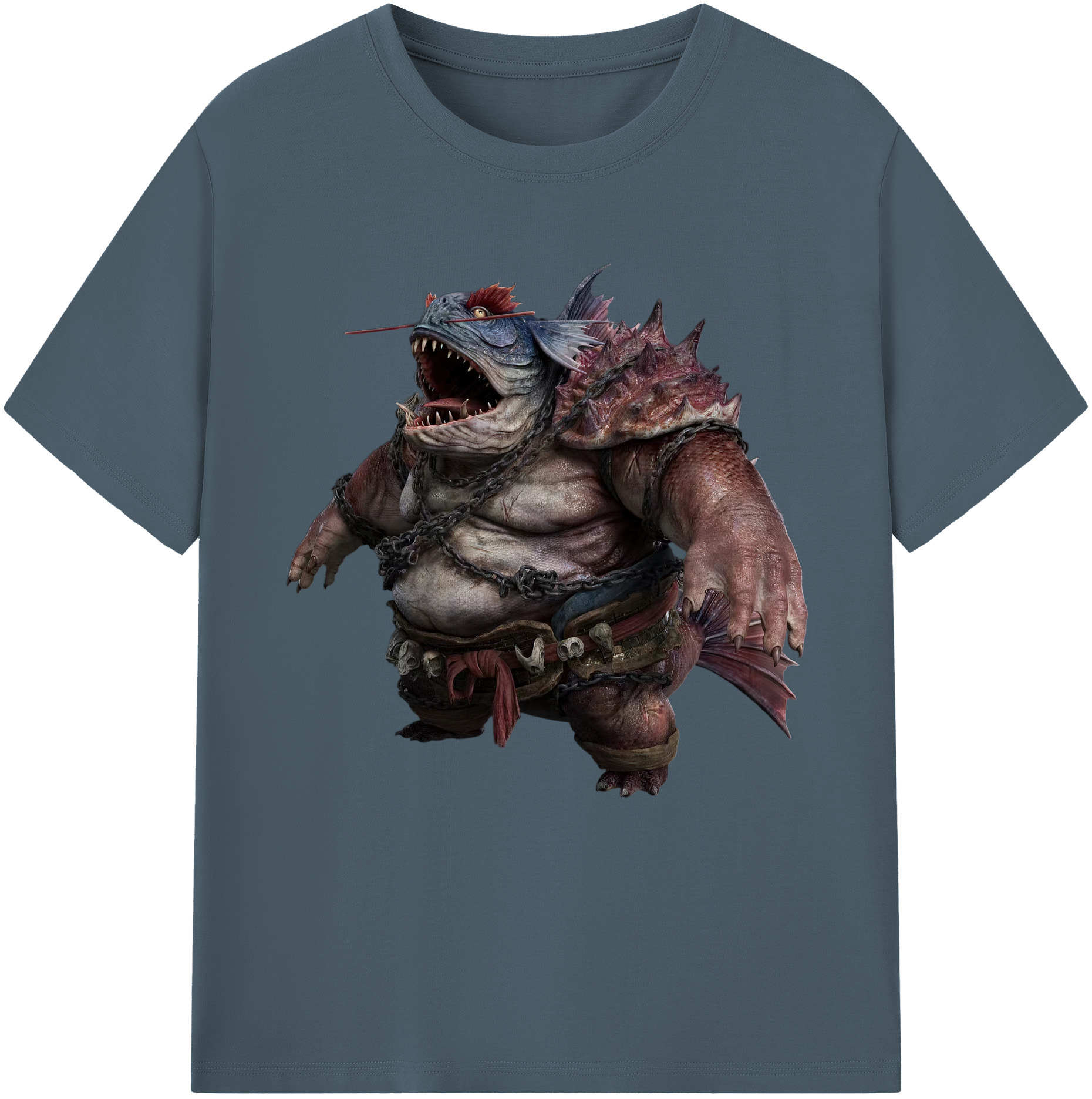 （画像用） Ne Zha 2 ナタ 魔童の大暴れ 綿100％半袖Tシャツ（フロントプリント）